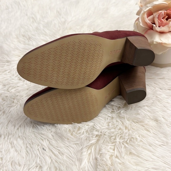 NEW Violet & Red Jackson laser cut ankle heel bootie women size 10 - Picture 6 of 6